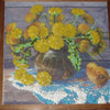Canvas for bead embroidery "Golden Wonder" 11.8"x11.8" / 30.0x30.0 cm