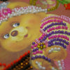 DIY Bead Embroidery Kit "On a walk"  5.9"x5.9" / 15.0x15.0 cm