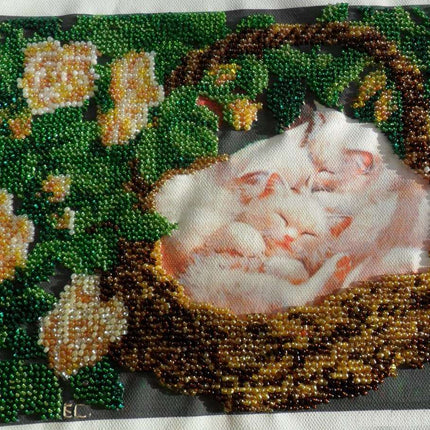 Canvas for bead embroidery "Siesta" 7.9"x6.3" / 20.0x16.0 cm