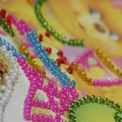 DIY Bead Embroidery Kit "Breakfast"  5.9"x5.9" / 15.0x15.0 cm