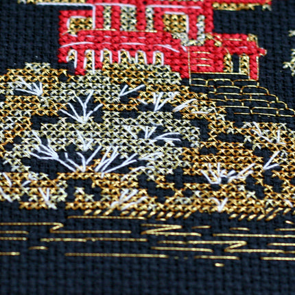 DIY Cross Stitch Kit "Japan-1" 5.9"x3.9"