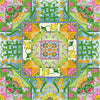 Canvas for bead embroidery "August pattern" 11.8"x11.8" / 30.0x30.0 cm
