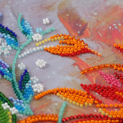 DIY Bead Embroidery Kit "Vivid" 9.8"x13.4" / 25.0x34.0 cm