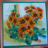 DIY Bead Embroidery Kit "Sunflowers" 11.8"x11.4" / 30.0x29.0 cm