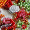 DIY Bead Embroidery Kit "Christmas cookies"  5.9"x5.9" / 15.0x15.0 cm
