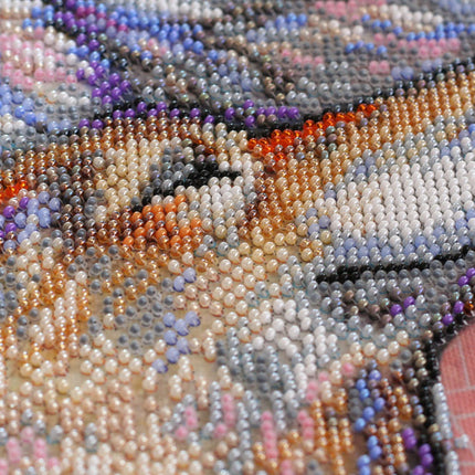 DIY Bead Embroidery Kit "The tenderness" 9.4"x15.0" / 24.0x38.0 cm