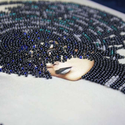 DIY Bead Embroidery Kit "Morgana" 10.2"x11.8" / 26.0x30.0 cm