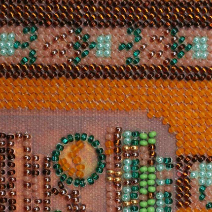 DIY Bead Embroidery Kit "Salon buffet" 7.9"x11.8" / 20.0x30.0 cm