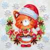 DIY Bead Embroidery Kit "Christmas cookies"  5.9"x5.9" / 15.0x15.0 cm