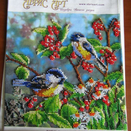 Canvas for bead embroidery "Morning Forest" 7.9"x7.9" / 20.0x20.0 cm