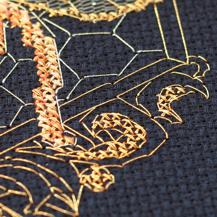 DIY Cross Stitch Kit "Golden bee" 5.5"x7.1"