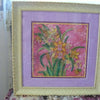 Canvas for bead embroidery "Pink Charm" 7.9"x7.9" / 20.0x20.0 cm