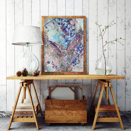 DIY Bead Embroidery Kit "In the morning haze" 13.0"x17.3" / 33.0x44.0 cm