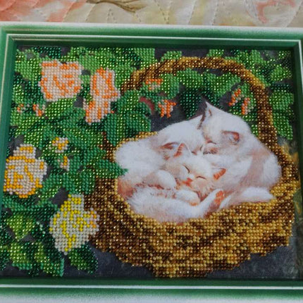 Canvas for bead embroidery "Siesta" 7.9"x6.3" / 20.0x16.0 cm