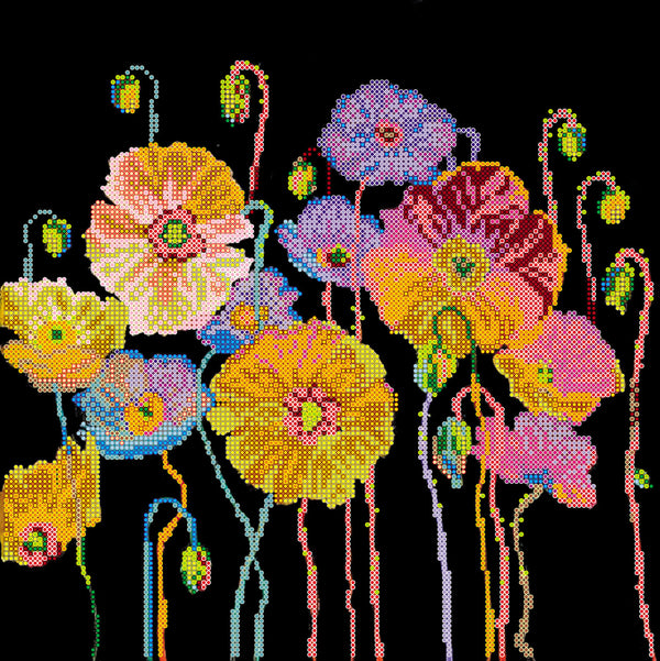 Canvas for bead embroidery 