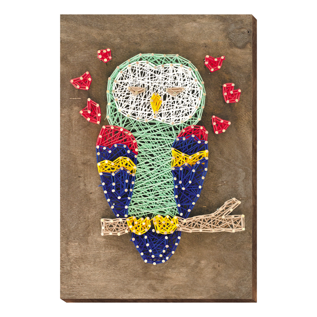 String Art Creative DIY Kit "Owl" 7.5"x11.4" / 19.0x29.0 cm