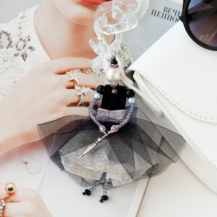 DIY Jewelry making kit "Pendant doll – Exquisite amethyst"