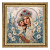 DIY Bead Embroidery Kit "Mary and Jesus (after O. Okhapkin)" 10.6"x10.6" / 27.0x27.0 cm