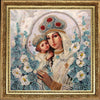 DIY Bead Embroidery Kit "Mary and Jesus (after O. Okhapkin)" 10.6"x10.6" / 27.0x27.0 cm