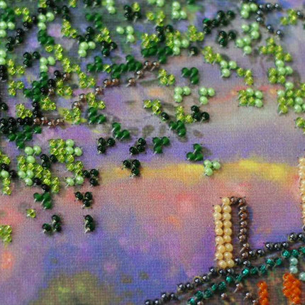 DIY Bead Embroidery Kit "Banquet" 16.9"x12.6" / 43.0x32.0 cm
