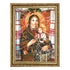 DIY Bead Embroidery Kit "The Most Holy Theotokos with Jesus Christ (after O. Okhapkin)" 13.8"x10.2" / 35.0x26.0 cm