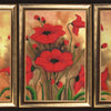 DIY Bead Embroidery Kit "Poppy Tryptych" 14.6"x9.8" / 37.0x25.0 cm