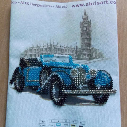 DIY Bead Embroidery Kit "ADR Bergmeister"  5.9"x5.9" / 15.0x15.0 cm