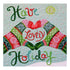 DIY Bead Embroidery Kit "Have a lovely holidays"