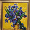 DIY Bead Embroidery Kit "Irises after V. Van Gogh" 12.6"x11.0" / 32.0x28.0 cm