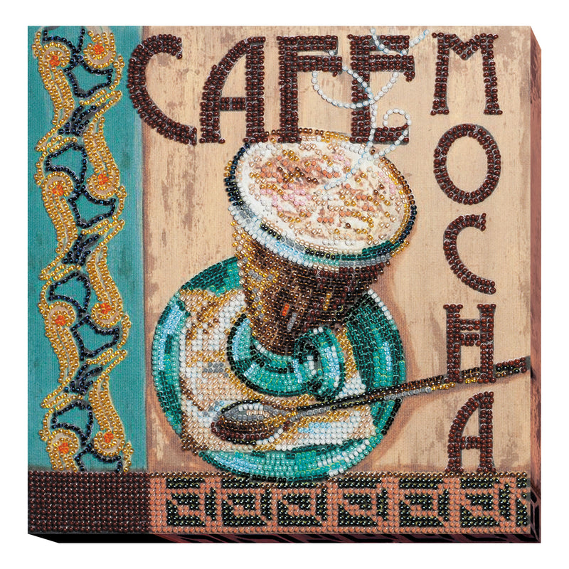 DIY Bead Embroidery Kit "Mocha"