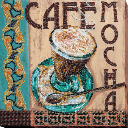 DIY Bead Embroidery Kit "Mocha"