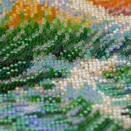 DIY Bead Embroidery Kit "Maritime history" 12.6"x8.3" / 32.0x21.0 cm
