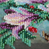 DIY Bead Embroidery Kit "Pearlescent glow" 10.6"x11.8" / 27.0x30.0 cm