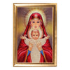 DIY Bead Embroidery Kit "Madonna and Baby" 14.6"x9.4" / 37.0x24.0 cm