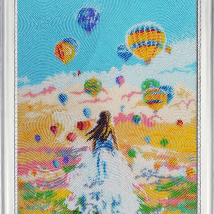 DIY Bead Embroidery Kit "Flight of a Dream" 13.4"x10.6" / 34.0x27.0 cm