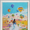 DIY Bead Embroidery Kit "Flight of a Dream" 13.4"x10.6" / 34.0x27.0 cm