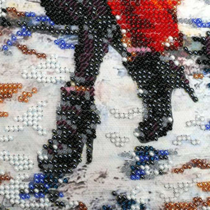 DIY Bead Embroidery Kit "Ellis" 6.7"x13.4" / 17.0x34.0 cm
