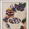 DIY Bead Embroidery Kit "Still-life with Violets" 13.8"x9.4" (35.0x24.0 cm)