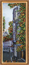 DIY Bead Embroidery Kit "Side streets of St. Petersburg – 2" 6.7"x17.7" / 17.0x45.0 cm