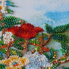 DIY Bead Embroidery Kit "Flowers on the shore" 9.4"x13.8" / 24.0x35.0 cm