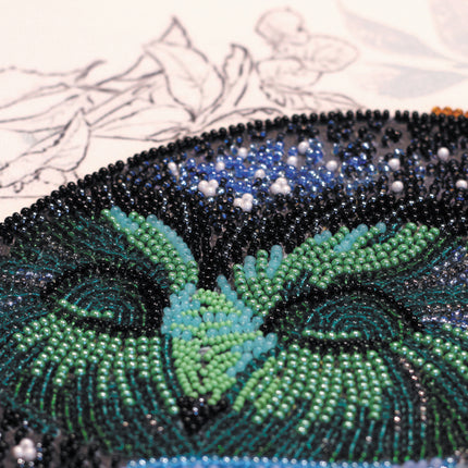 DIY Bead Embroidery Kit "Harmony" 12.6"x12.6" / 32.0x32.0 cm