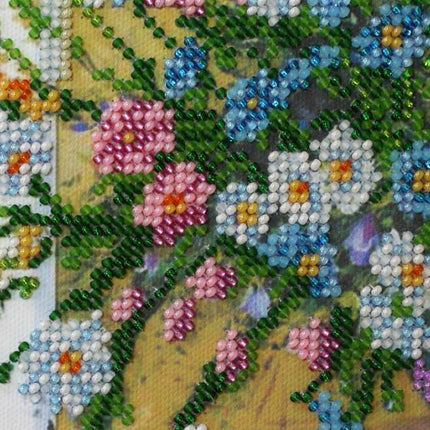 DIY Bead Embroidery Kit "Summer aroma-2" 11.8"x9.1" / 30.0x23.0 cm