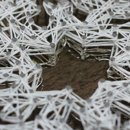 String Art Creative DIY Kit "Snowflake" 7.5"x11.4" / 19.0x29.0 cm