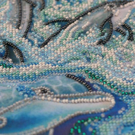 DIY Bead Embroidery Kit "Pioughing" 8.3"x12.6" / 21.0x32.0 cm