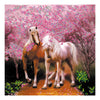 Canvas for bead embroidery "Horses In Love" 7.9"x7.9" / 20.0x20.0 cm