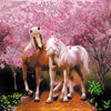 Canvas for bead embroidery "Horses In Love" 7.9"x7.9" / 20.0x20.0 cm