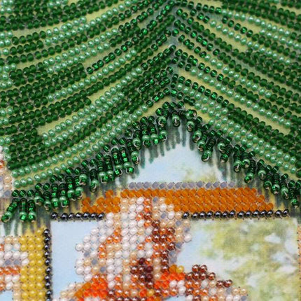 DIY Bead Embroidery Kit "Spring is everywhere-1" 10.2"x13.8" / 26.0x35.0 cm