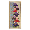 DIY Bead Embroidery Kit "Panel with Irises" 19.3"x7.1" / 49.0x18.0 cm