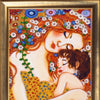 DIY Bead Embroidery Kit "Mother and Baby. G. Klimt" 13.0"x10.6" / 33.0x27.0 cm