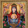 DIY Bead Embroidery Kit "Holy Mother of Unexaustible Cup (after O. Okhapkin)" 12.2"x10.2" / 31.0x26.0 cm